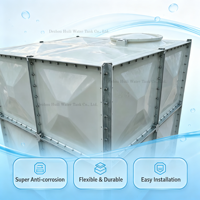 Réservoir d'eau sectionnel en PRV étanche et résistant aux intempéries avec trappe d'accès, qualité alimentaire, marque Huili