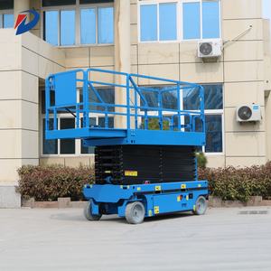 Hidrolik paletli mobil elektrikli makaslı açık hava asansörleri platformu tekerlekli sandalye asansör tırmanma elektrikli çeşitli arazilerde - Product Image 1