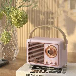 Produits de dropshipping 2026, mini haut-parleur sans fil portable stéréo HIFI, forme de téléviseur, Hm11 2, radio rétro, haut-parleur BT avec FM, MIC, Aux, TF, disque U - Product Image 2