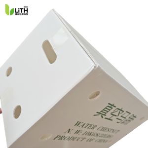 Boîte de rangement et d'emballage pour fruits et légumes en PP recyclable, empilable, à <span class=keywords><strong>prix</strong></span> d'usine, en forme de noix d'eau creuse - Product Image 5