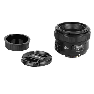 Lente principal estándar YONGNUO YN50mm F1.8 para cámara <span class=keywords><strong>Nikon</strong></span> F Mount D7200 <span class=keywords><strong>D90</strong></span> D750 D610 DSLR - Product Image 1