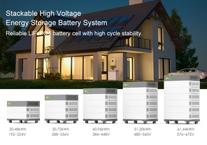 20kWh 30kWh 40kWh 50kWh 60kWh High Voltage Stackable Battery HV Lithium Battery Pack Solar <b>Energy</b> <b>Storage</b> <b>System</b> - Product Image 3