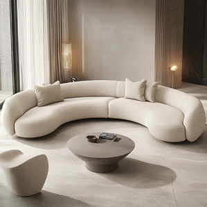 Tissu de velours de canapé sectionnel pour canapé ensemble de canapé de salon modulaire moderne de luxe italien - Product Image 5