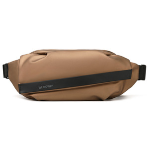 Unisex New Customized Sports Waist <b>Bag</b> Multifunctional Waterproof Nylon Leather Zipper Fashionable <b>Black</b> Running <b>Bag</b> - Product Image 1
