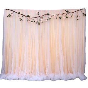 ผ้าม่านโพลีเอสเตอร์สำหรับตกแต่งอุปกรณ์สำหรับงานแต่งงานและโรงแรม - Product Image 1