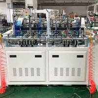 Machine automatique de fabrication de boîtes à hamburgers de poulet frit, conteneur jetable en PE, boîte à emporter, machine de formage de boîtes en papier pour la restauration rapide