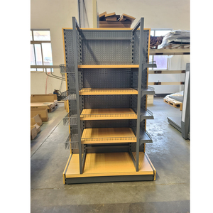 나무와 철 조합 소매 곤돌라 선반설치 - Product Image 3