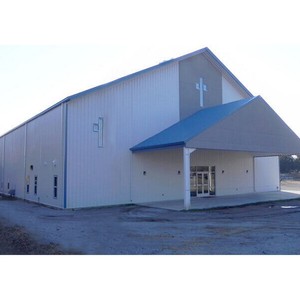 <span class=keywords><strong>Matériaux</strong></span> de construction d'église à assemblage rapide, bâtiments d'église en structure légère en acier à vendre - Product Image 1