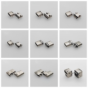 Composants électroniques ZJI – Connecteur de prise USB-C USB Type-C USB 2.0 24P (16+8 factices) à positionnement en surface, angle droit - Product Image 2