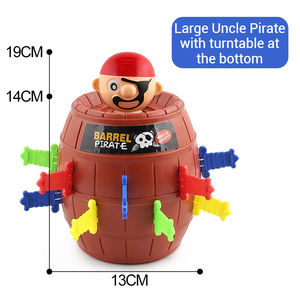 <span class=keywords><strong>Jeu</strong></span> de coffre au trésor <span class=keywords><strong>des</strong></span> <span class=keywords><strong>pirates</strong></span> en plastique Chengke créatif - Grand, moyen, petit seaux de <span class=keywords><strong>pirates</strong></span>, <span class=keywords><strong>jeu</strong></span> de table amusant pour les enfants de 7 à 14 ans - Product Image 6