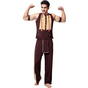 Costume amérindien pour hommes <span class=keywords><strong>tenue</strong></span> <span class=keywords><strong>de</strong></span> festival <span class=keywords><strong>de</strong></span> bière pour carnaval Halloween Cosplay - Product Image 6