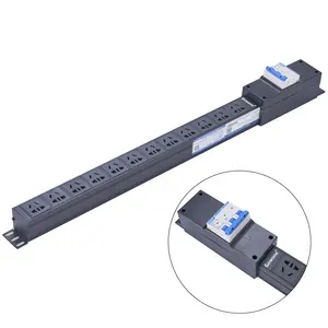 Support OEM 10 outlets Australia type high power pdu with 3P air circuit breaker