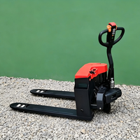 Transpallet Elettrico Fuoristrada JG con Batteria al Piombo, Lunghezza Forche 1200mm, 685mm per Cantiere Edile, Certificato CE
