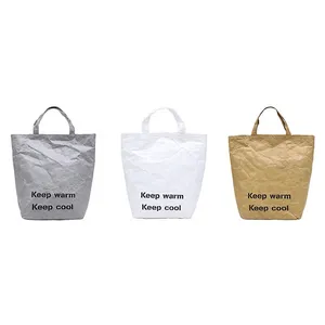 Wholesale Kraft Paper Ladies Large Capacity Crossbody Material Fashion Tyvek Tote Bag