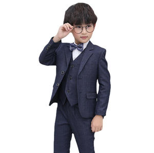 Veste de costume personnalisée pour petit garçon, <span class=keywords><strong>blazer</strong></span> de performance pour enfants, <span class=keywords><strong>blazer</strong></span> de smoking formel pour garçons sur scène de concert - Product Image 3