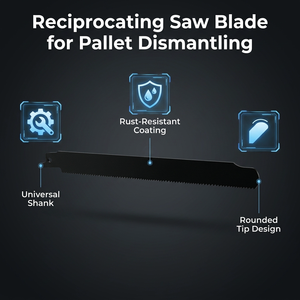 Lame per Sega a Movimento Alternato DLDT Industrial OEM Bianche da 8'' Tipo <span class=keywords><strong>Lenox</strong></span> per Demolizione Pallet in Legno, Bimetalliche con 80 Denti per Smontaggio e Riparazione - Product Image 6