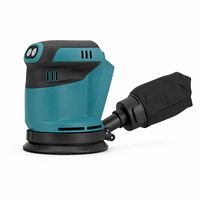 Lijadora Orbital Aleatoria Inalámbrica Profesional de 18V, 125mm, 190W, Sin Escobillas, de Velocidad Variable, Herramienta de Lijado para Trabajos en Madera para el Hogar