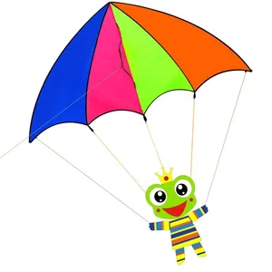 Delta dibujos animados rainbow paracaídas cometa niños cometa