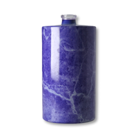 Bouteille de parfum Chine Vente en gros Vaporisateur en verre dépoli unique 4oz en bouteilles rondes violettes blanches opaques de 50ml Bouteille de parfum de 100ml
