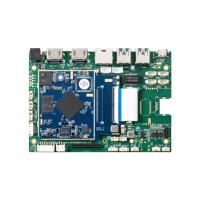 RK3568 RK3568J AI Computing Box Ordinateur intégré Mini PC industriel Android LAN RS485 Gestion de l'alimentation avec CAN Ethernet