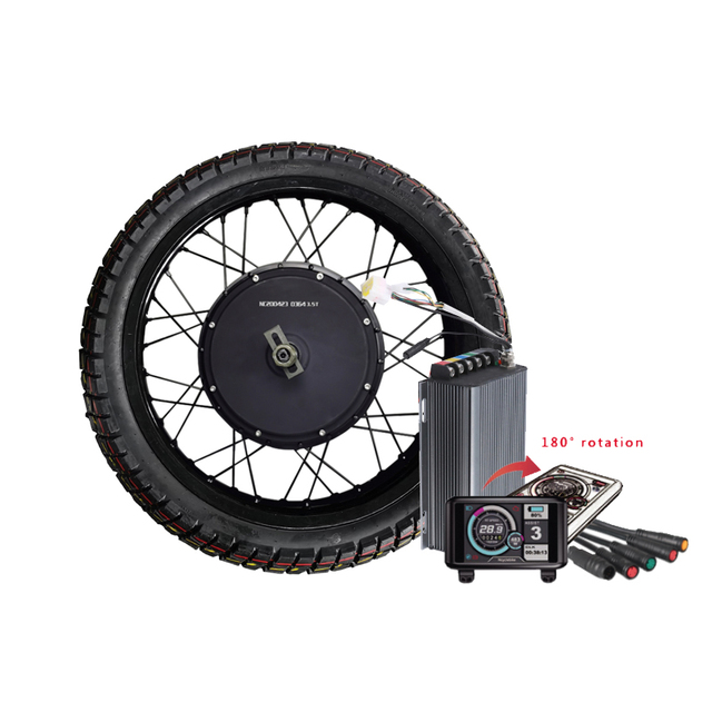 Quanshun QS 205 V3 Version Electric Bicycle Hub Motor Ebike Kit 5000w with 100a Regen Braking Controller