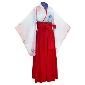 Nueva llegada Comic <span class=keywords><strong>Con</strong></span> Cosplay disfraz Anime Comic Compulsive Gambler Kakegurui Yuriko Nishinotouin <span class=keywords><strong>Kimono</strong></span> traje vestido conjunto - Product Image 4