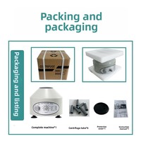 Mesin Centrifuge Elektrik Desktop 800D 20ML*6 Centrifuge Plasma Logam Portabel untuk Penggunaan Laboratorium