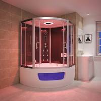 Cabine de salle de bain autonome chaude et bon marché cabine à vapeur sans cadre salles de douche style ouvert coulissant pour hôtels
