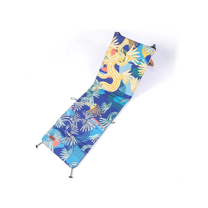 Silla <span class=keywords><strong>plegable</strong></span> de diseño personalizado para exteriores, silla de playa <span class=keywords><strong>con</strong></span> correa, mochila <span class=keywords><strong>con</strong></span> patrón de océano, Color, venta al por mayor - Product Image 2