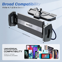 Support universel pour tablette pour fente de CD de voiture, rotatif à 360 degrés, réglable et flexible