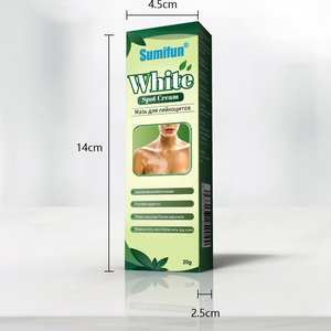 Crème <span class=keywords><strong>de</strong></span> traitement du vitiligo hydratante, réduit les <span class=keywords><strong>taches</strong></span> <span class=keywords><strong>blanches</strong></span>, répare la <span class=keywords><strong>maladie</strong></span>, soin des plaques <span class=keywords><strong>blanches</strong></span>, pommade 20G - Product Image 2
