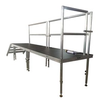 Alta calidad portátil fácil de instalar escenarios de eventos concierto al aire libre plataforma de escenario de aluminio