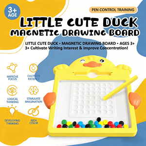 AiJH Juguete Educativo Creativo y Divertido de Plástico, Rompecabezas con 50 Cuentas de Colores, <span class=keywords><strong>Tablero</strong></span> de Dibujo para Niños - Product Image 1