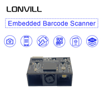 LONVILL Mini MRZ OCR, Lector de Códigos de Pasaportes, Motor de Lectura de Códigos, RS232 USB Integrado, Escáner de Códigos de Barras Compacto