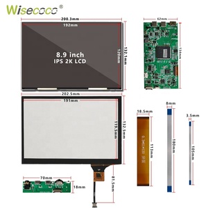 2K 8.9 Inch 2560*1600 Panel Mipi Dsi <strong>Capacitive</strong> <strong>Touch</strong> <strong>Screen</strong> Ips Tft USB Custom Driver Modules Laptop <strong>Replacement</strong> LCD