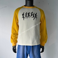 MT1527 Heren Casual Crew Neck Waffle Thermische Lange Mouw T-Shirt Ademend Regular Lange Mouw T-Shirt Pasvorm Op Maat Bedrukt T-Shirt