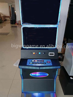 Salle de jeu Cabinet de machine de jeu populaire à double compétence Écran LCD de 23.6 pouces Cabinet métallique de saut de danse avec lumière LED colorée