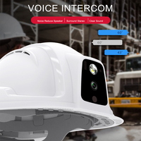 Diffusion en direct WIFI GPS interphone vocal 1080P caméra sécurité intelligente Visible industriel intelligent casque Tracker