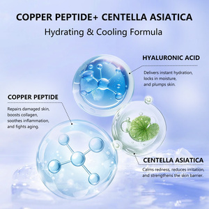 Mascarilla de Gel de Péptidos de Cobre de Marca Privada |   Mascarilla Facial Antienvejecimiento OEM/ODM |   Crema Facial de Regeneración de Piel GHK-Cu de Marca Personalizada - Product Image 5