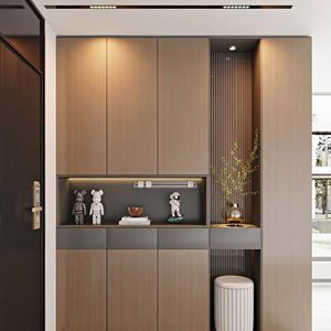 Armoires basses de cuisine de style japonais Boyce, aménagement compact + étagère ouverte - Product Image 6