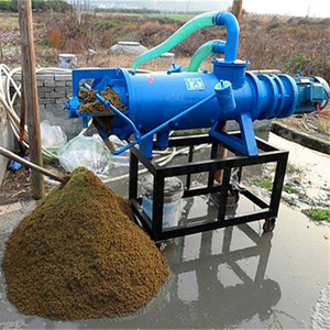 Separador Automático de Sólidos y Líquidos, Máquina de Tratamiento de Estiércol de Vaca, 220 V, Equipo de Prensado en Espiral Azul Acero - Product Image 2