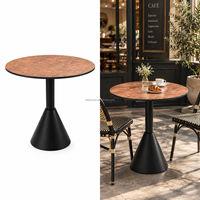 Pièces de meubles décoratifs de base de table en acier de fonte de forme conique Lifepursue