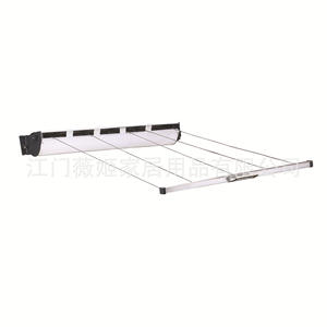 Tendedero retráctil de hierro montado en la pared conveniente para apartamentos <span class=keywords><strong>pequeños</strong></span> y balcones para patio y uso al aire libre - Product Image 1