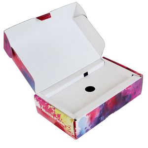 Caja de Envío Plegable Personalizada, Ecológica, Reciclada, Mate, de Cartón Corrugado, para Regalos, para Teléfonos Inteligentes - Product Image 1