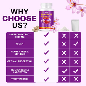 Acentiallabs Natürliche Bio-Safrankapseln zur Steigerung von Energie und Konzentration Vegane Reine Safranextrakt-Kapseln Nahrungsergänzungsmittel für Männer & Frauen - Product Image 3