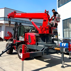 3t 5t xe nâng cần cẩu Forklift forks <span class=keywords><strong>Crane</strong></span> tập tin đính kèm 4x4 bánh xe ổ đĩa xe nâng với cần cẩu - Product Image 4