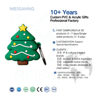 Étui de protection pour écouteurs en PVC de Noël, motif Père Noël, vente en gros de décorations de vacances en provenance de Chine pour les magasins de cadeaux