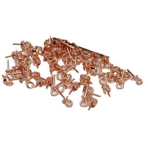 10 paires de capuchons de perles en argent S925 à faire soi-même, accessoire plat, plaque de perles de 3 mm et 6 mm, petite plaque de perles, plaque à aiguilles avec motif de cœur 155 - Product Image 5