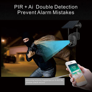 กล้องวงจรปิดรุ่นใหม่ล่าสุด 4MP WiFi 4G รองรับซิมการ์ด กล้อง IP ระบบรักษาความปลอดภัย AI ตรวจจับมนุษย์ เสียงสองทาง ไร้สาย แบตเตอรี่ พลังงานแสงอาทิตย์ PTZ มองเห็นในเวลากลางคืน - Product Image 6