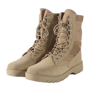 Bottes de chasse en cuir de vachette Panama HPB1009, en daim noir, avec fermeture éclair latérale et trous de ventilation - Product Image 2